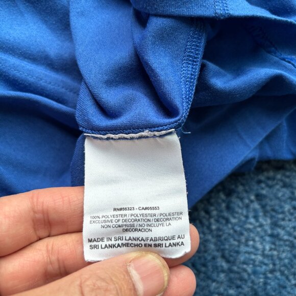 NIKE DRI-FIT: Men's Blue and Navy T-shirt - Picture 6 of 6